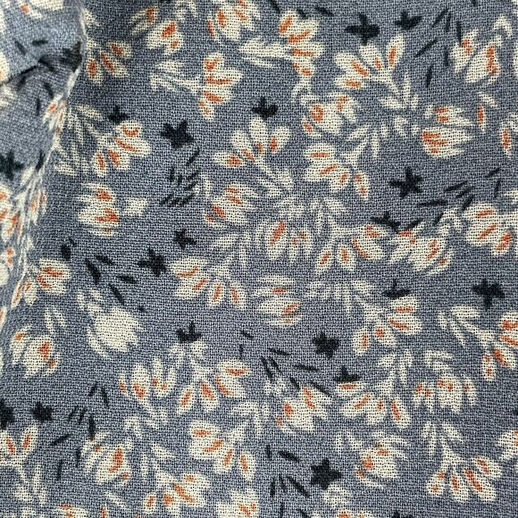 ASTR The Label Tiered Ruffle Mini Dress Women's Size Medium Blue Multi Floral - Picture 13 of 16